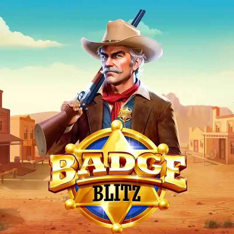 Slots logo of Badge Blitz from Pragmatic Play at Spin Dynasty Casino