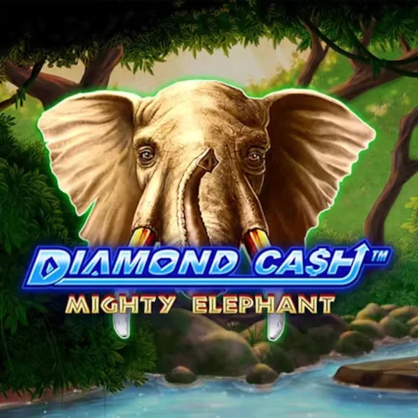 Diamond Cash Mighty Elephant online game logo by Greentube on spindynastys.com