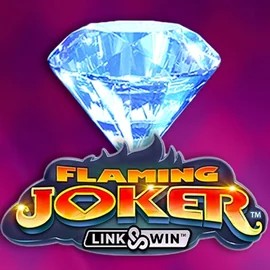 Flaming Joker Link and Win slot logo by Barstruck at Spin Dynasty Casino