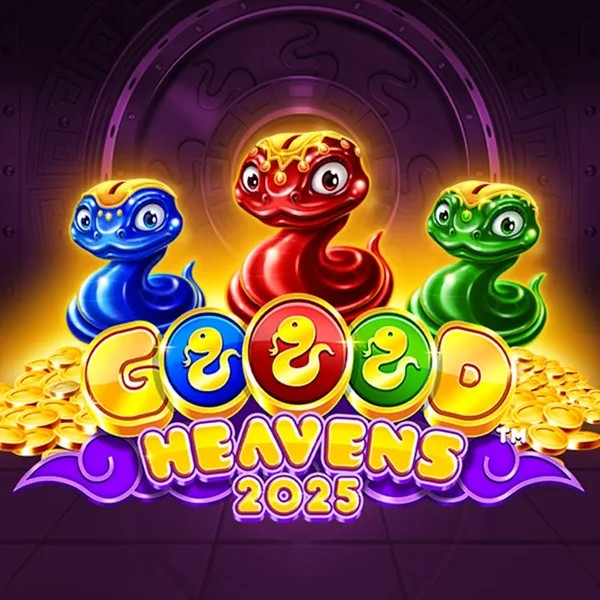 Goood Heavens slot logo by Rarestone Gaming at Spin Dynasty CasinoGoood Heavens