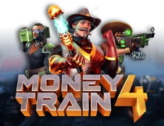Money Train 4 by Relax Gaming, showcased at spindynastys.com – game logo