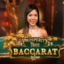 Prosperity Tree Baccarat slot icon by Evolution, available at Spin Dynasty Casino