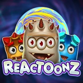 Reactoonz online game logo by Play'n GO on spindynastys.com
